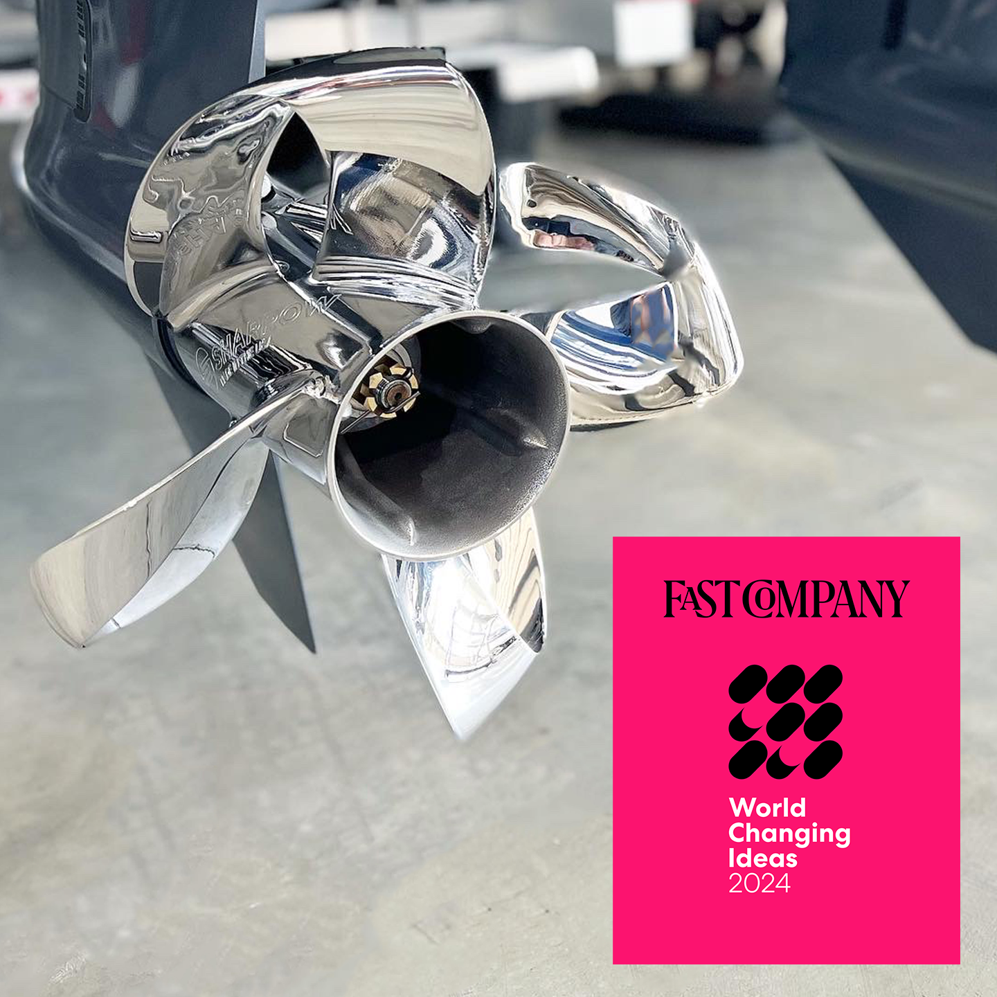 The Sharrow™ Propeller by Sharrow Marine Is Honored in Fast Company’s