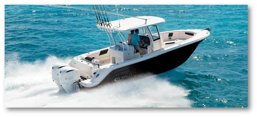 Robalo R302 with Twin Yamaha 300 HP – 54% Faster at 3500 RPM